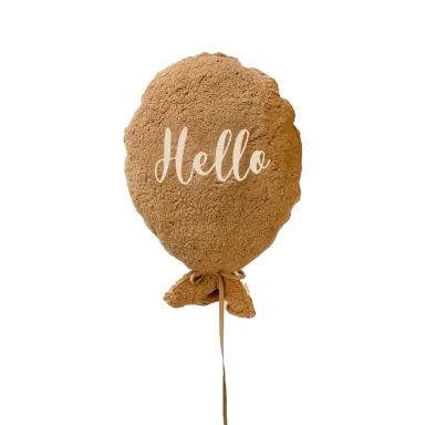 Dekorativni Jastuk Fluffy Kamel Hello Ekru