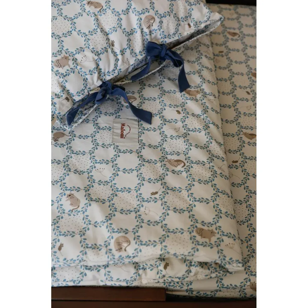 Set Posteljine Blue Cottage Bež Plava M — slika 8