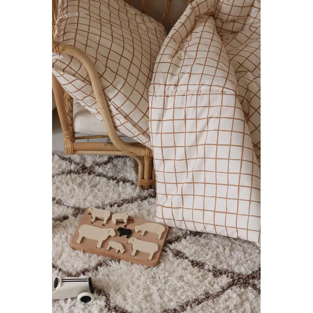 Set Posteljine Camel Check Kamel M — slika 11