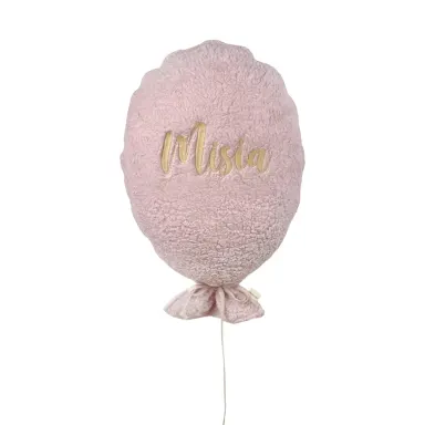 Personalizirani Dekorativni Jastuk Fluffy Roza Svijetlo Zlatna