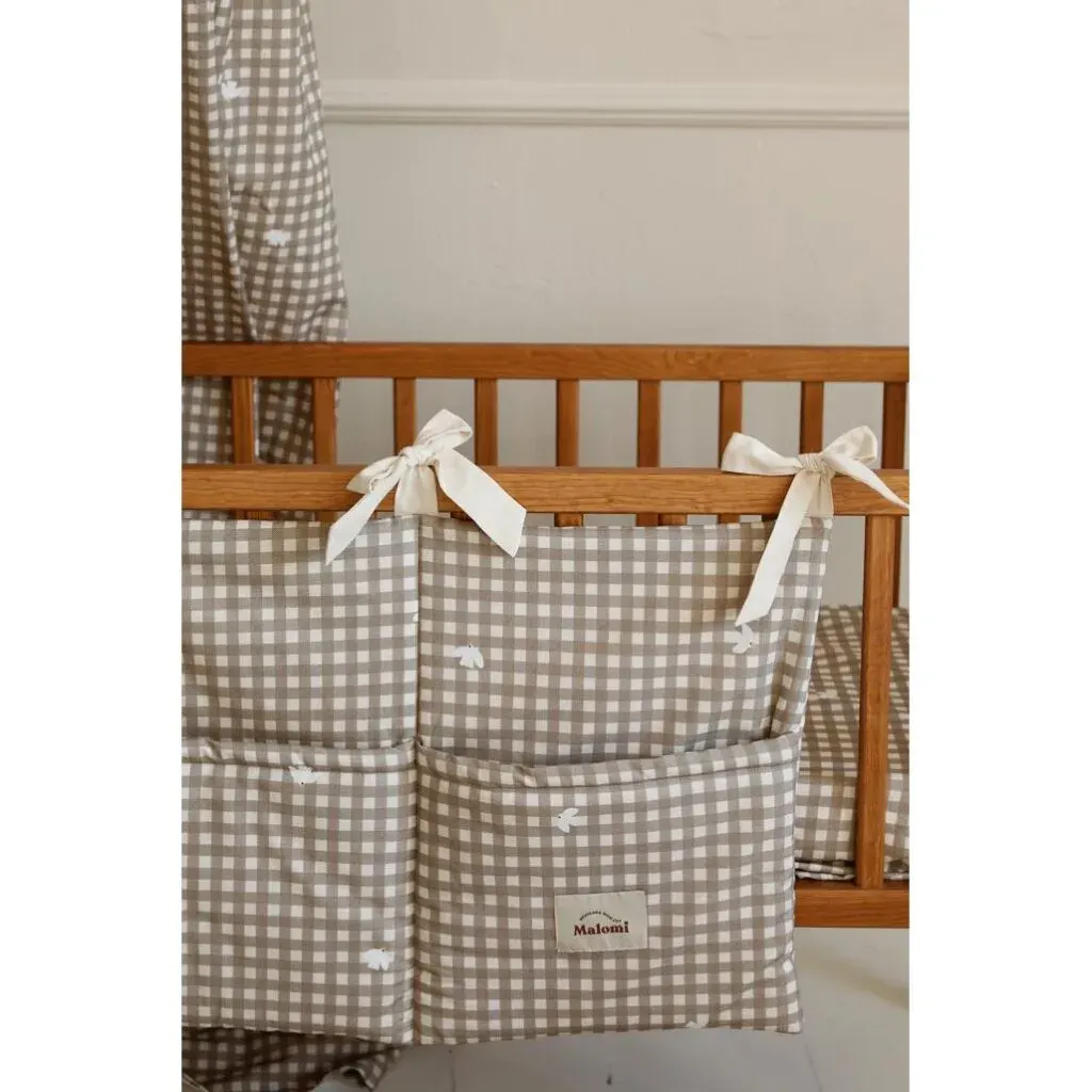 Organizator Countryside Check Bež za krevetić — lifestyle prikaz