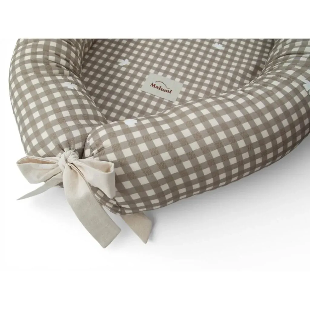 Gnijezdo za Bebe Countryside Check Bež — slika 12
