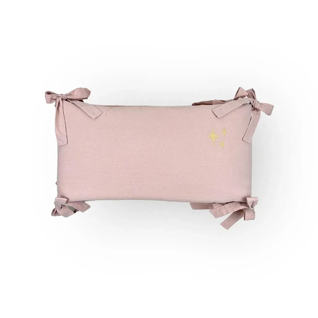 Cot Bumper Washed Stars Pink · M