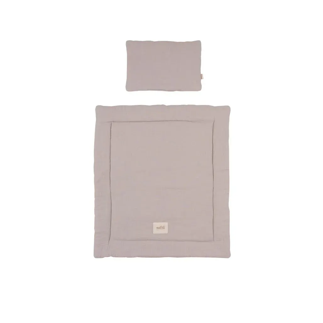 Muslin Bedding Set Grey