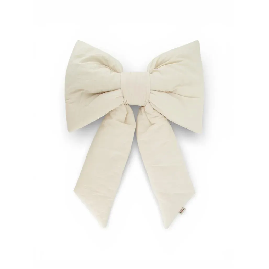 Decorative Washed Cotton Bow Natura · L