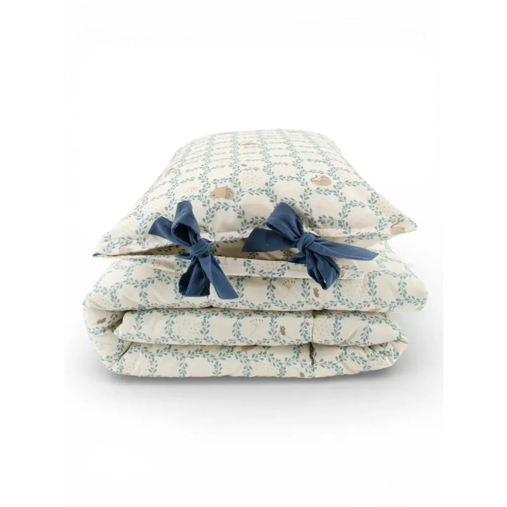 Set Posteljine Blue Cottage Bež Plava M — slika 11