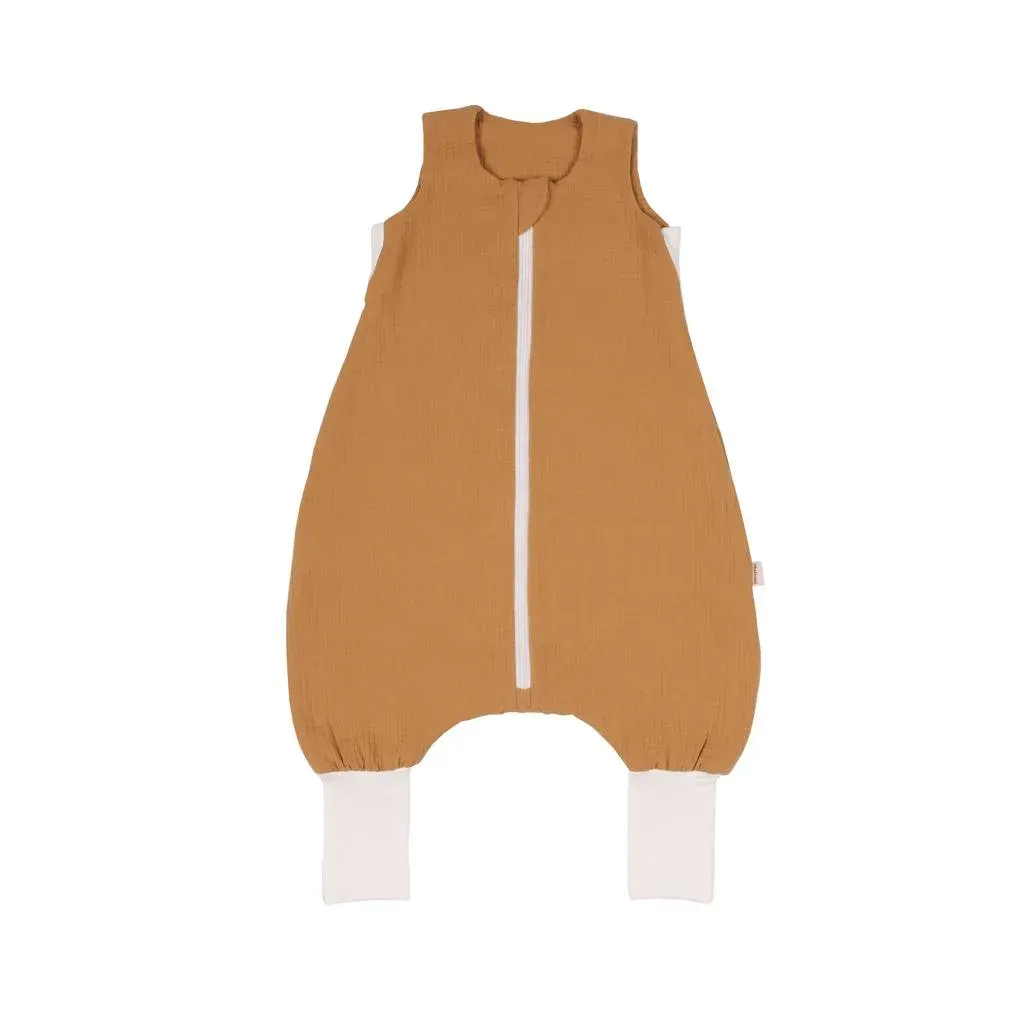 Sleeping Bag With Legs Muslin Camel Recommended For 1 3 Years · S