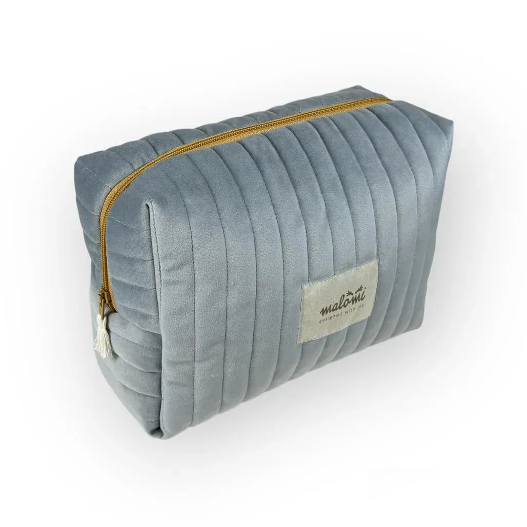 Delux Toiletry Bag Silver Grey