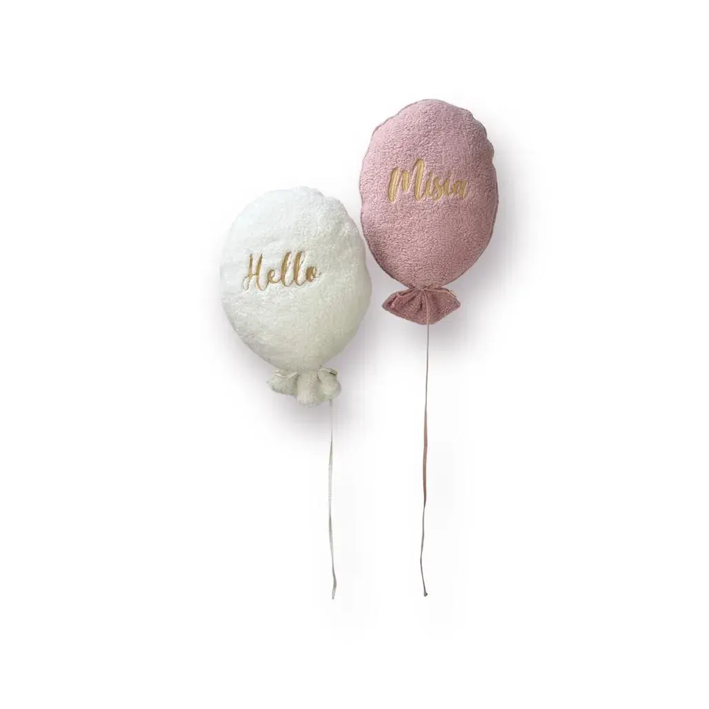 Dekorativni Jastuk Fluffy Ekru Hello Svijetlo Zlatna — stražnji prikaz