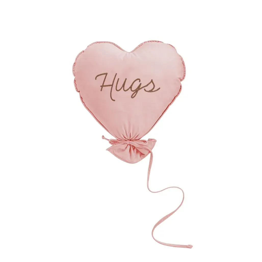 Decorative Balloon Heart Delux Natural Rose