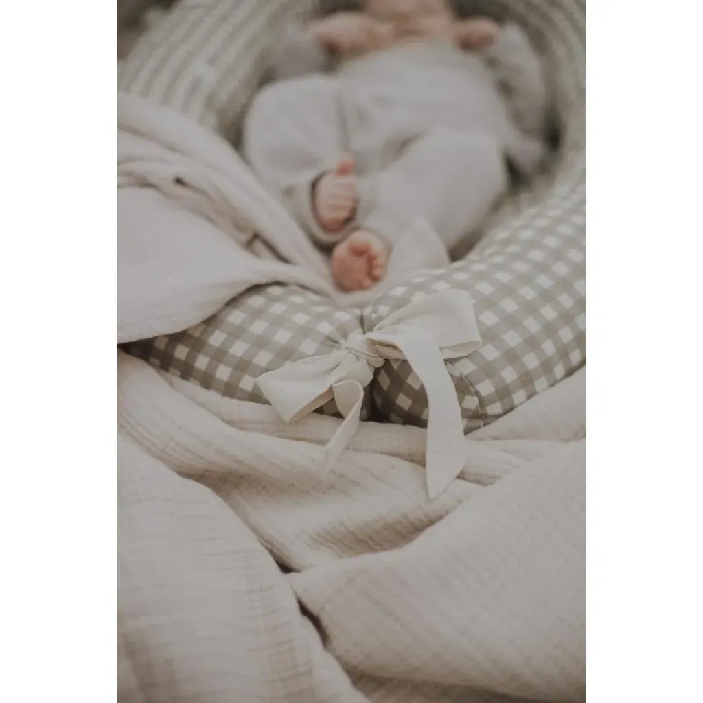 Gnijezdo za Bebe Countryside Check Bež — slika 8