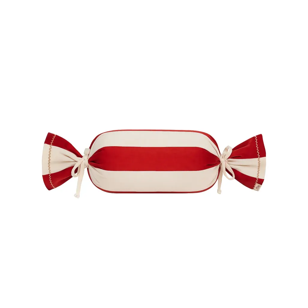 Velvet Candy Pillow Roll Carmin Red