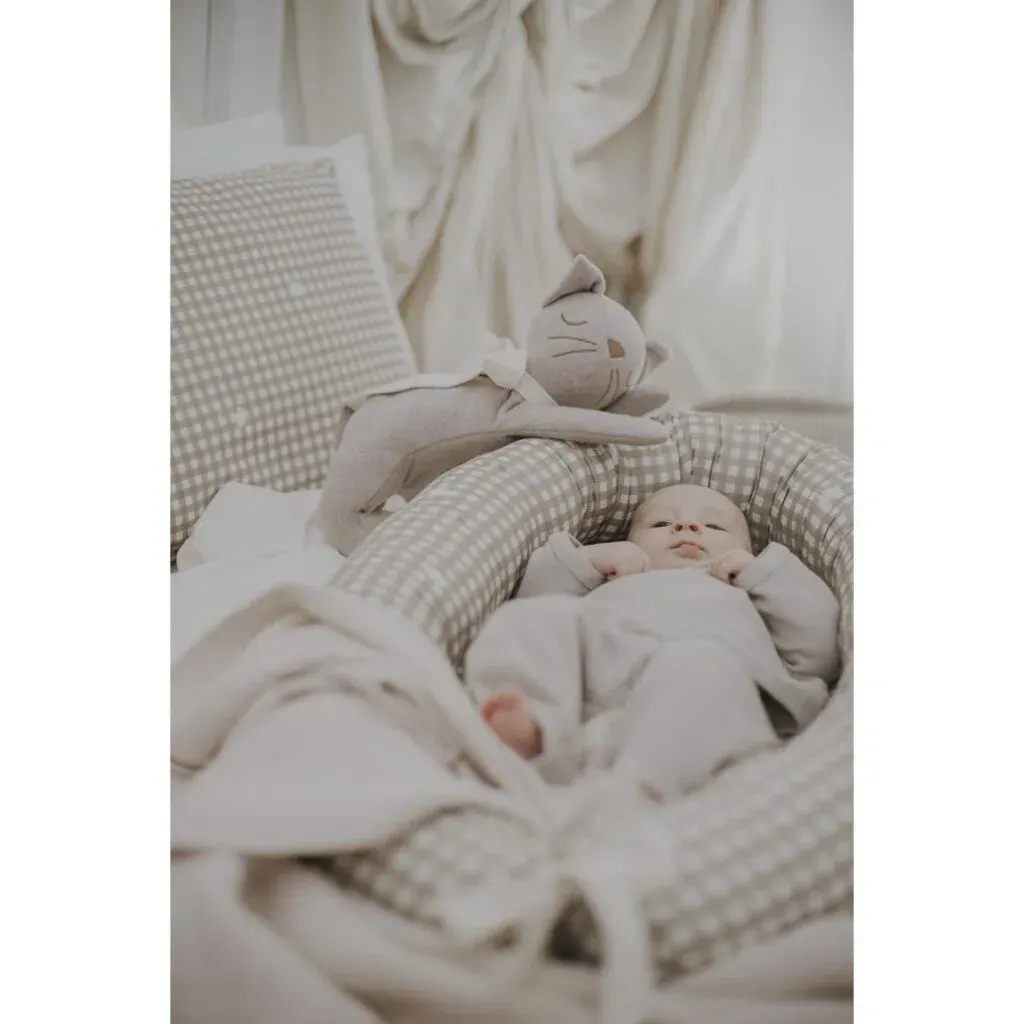 Gnijezdo za Bebe Countryside Check Bež — slika 10