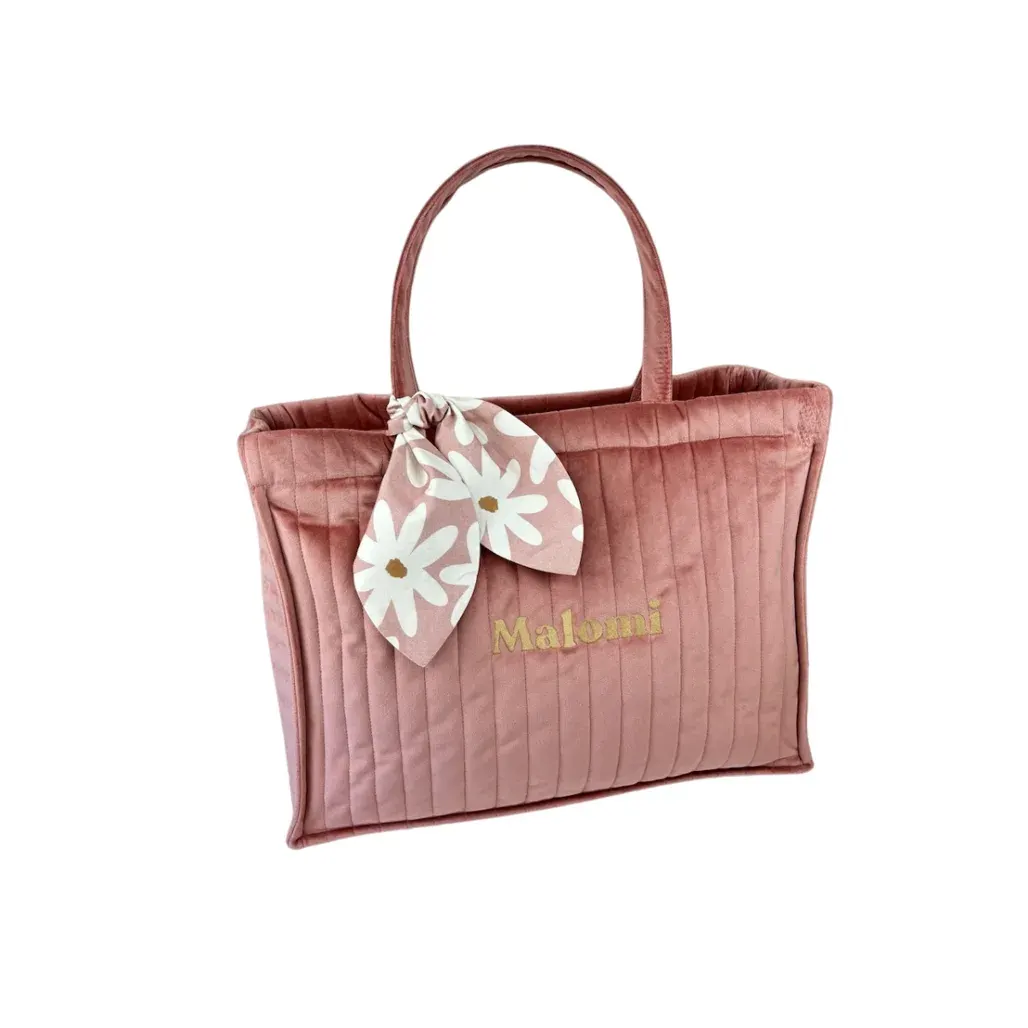 Quilted Mother S Bag Blush Rose