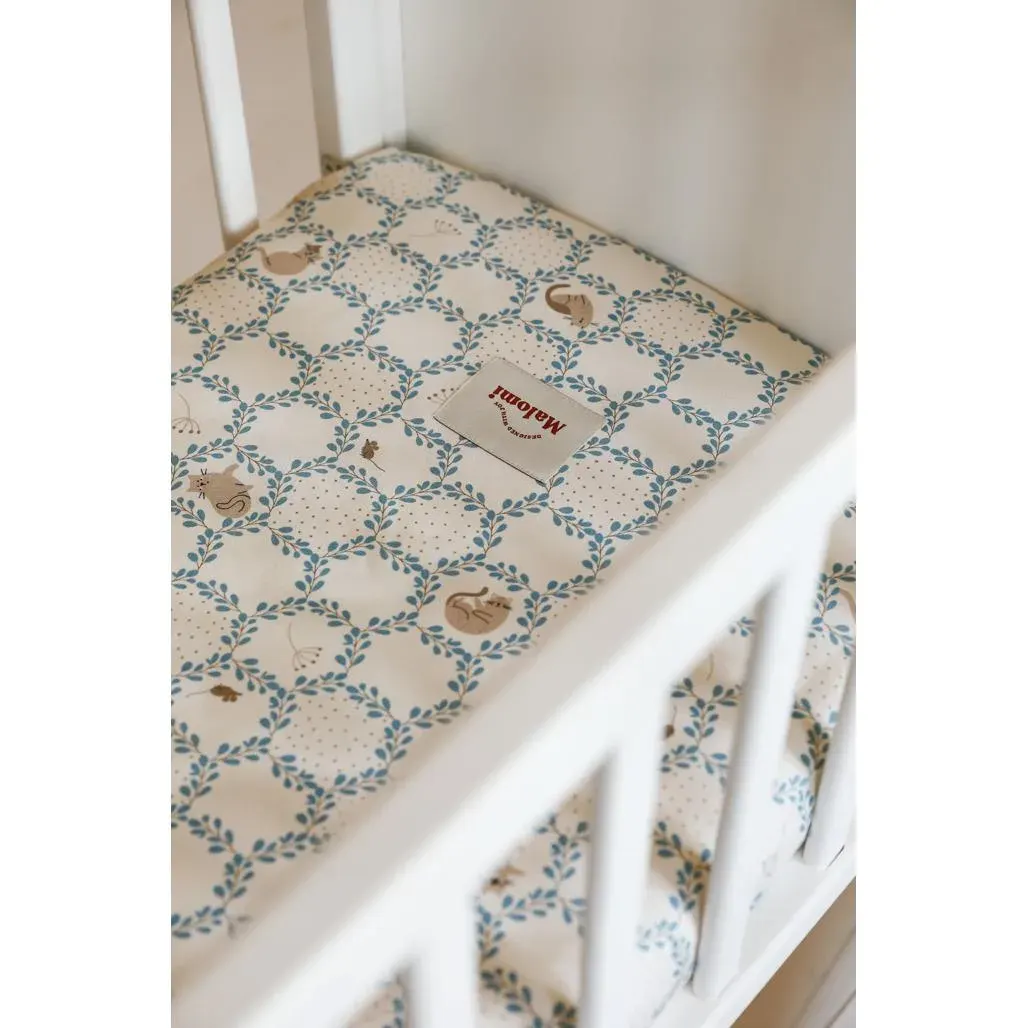 Plahta Blue Cottage Bež Plava S — stražnji prikaz