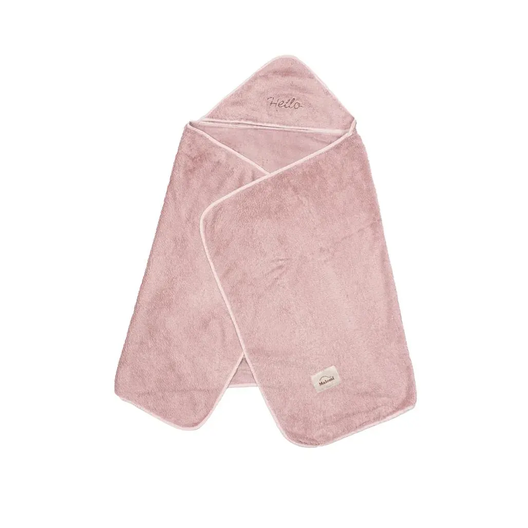 Bamboo Hooded Towel Pink