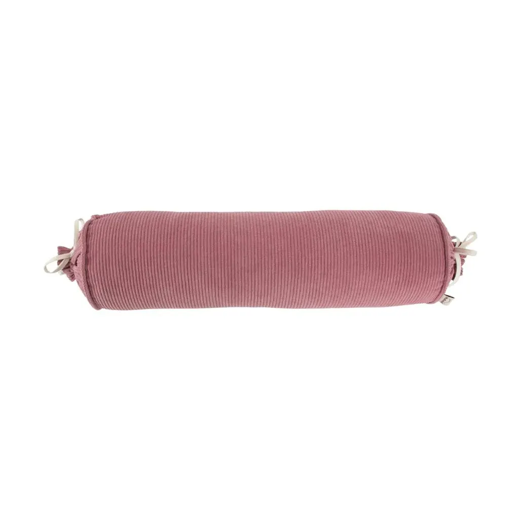 Decorative Corduroy Roller Pillow Mauve