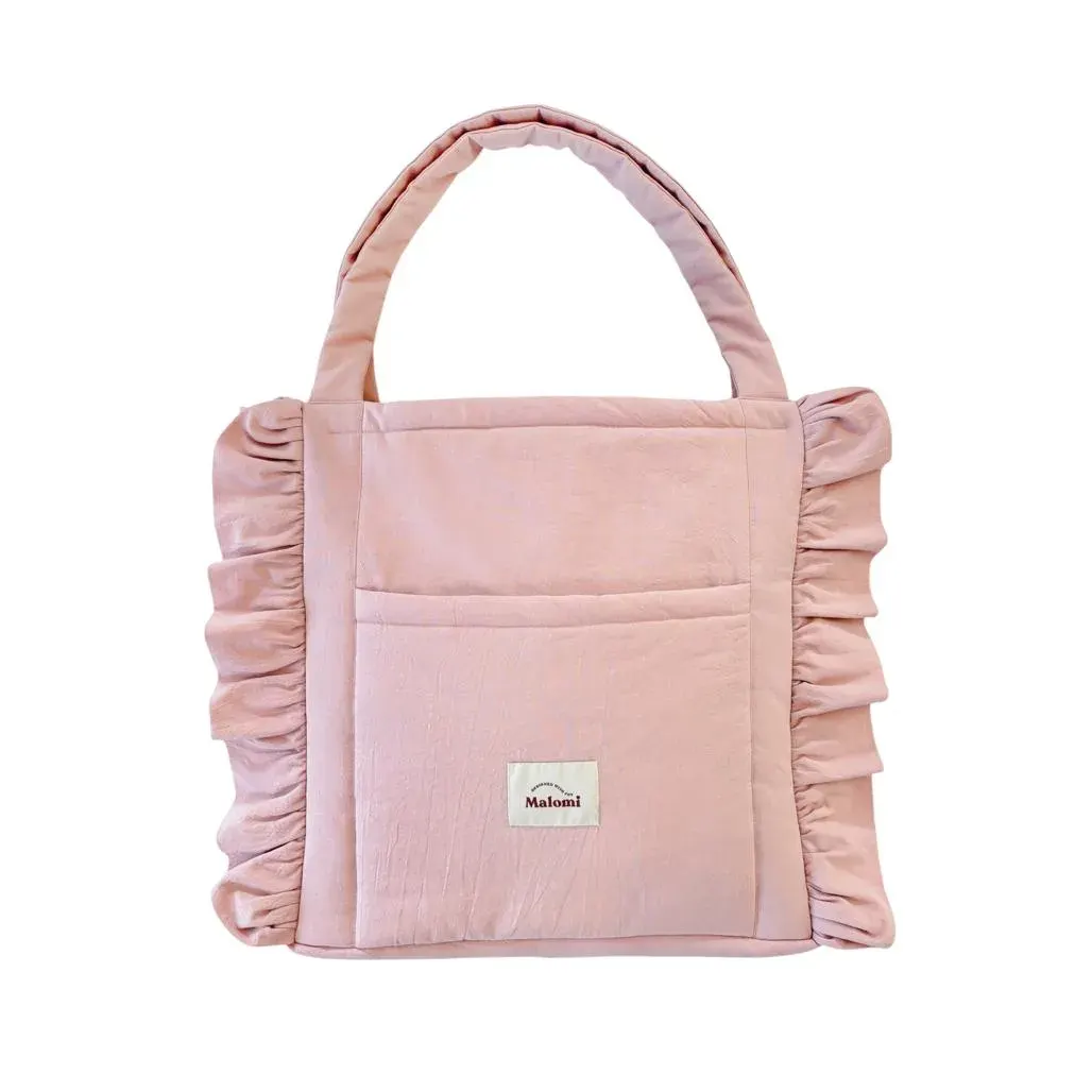 Ruffle Shopper Bag Pink