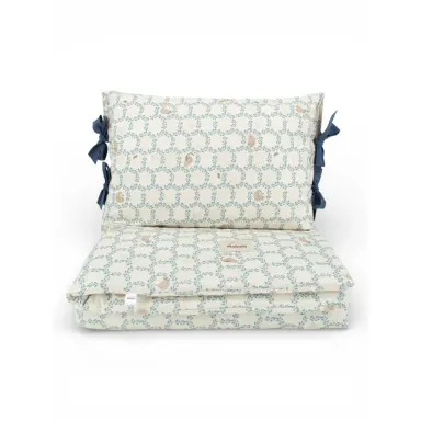 Set Posteljine Blue Cottage Bež Plava XL