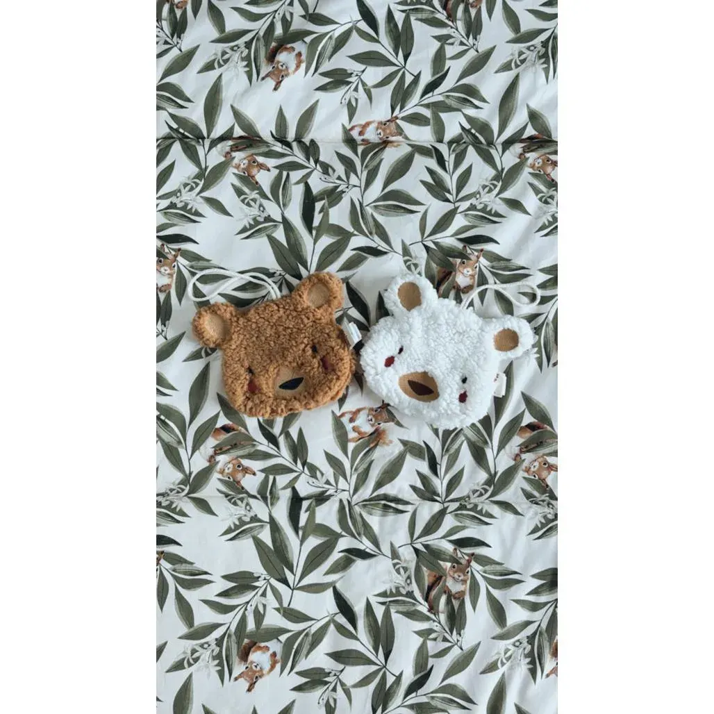 Duda Woodland Ekru Medo — detalj