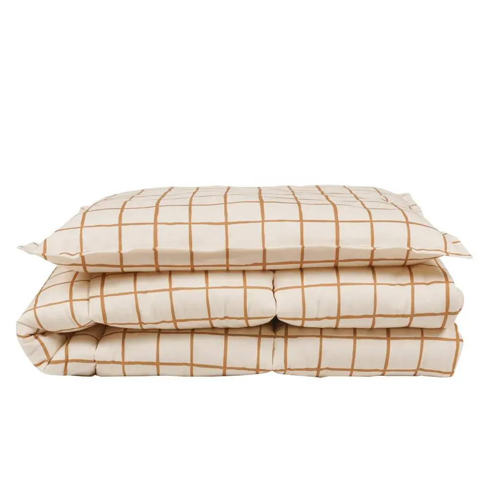 Set Posteljine Camel Check Kamel M — detalj