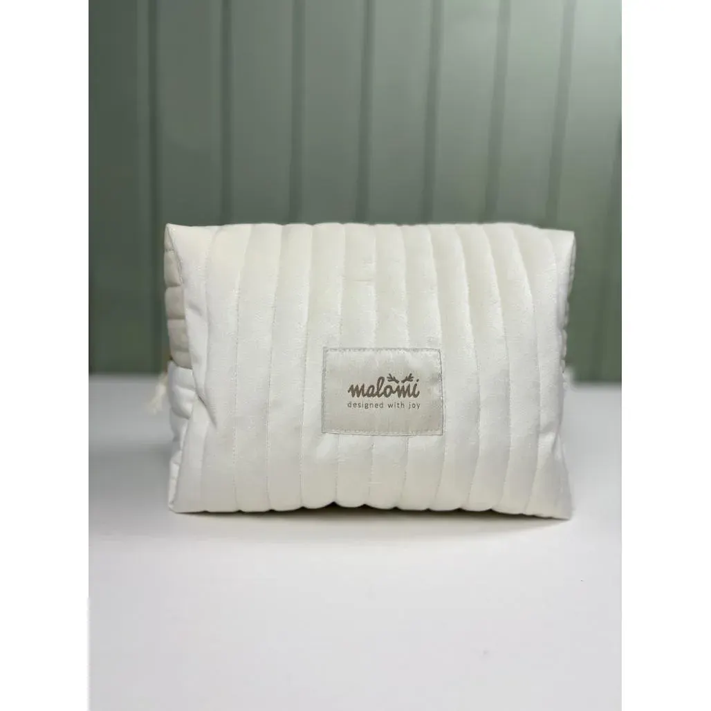 Toaletna Torbica Deluxe Vanilija Krem M za Mame — bočni prikaz