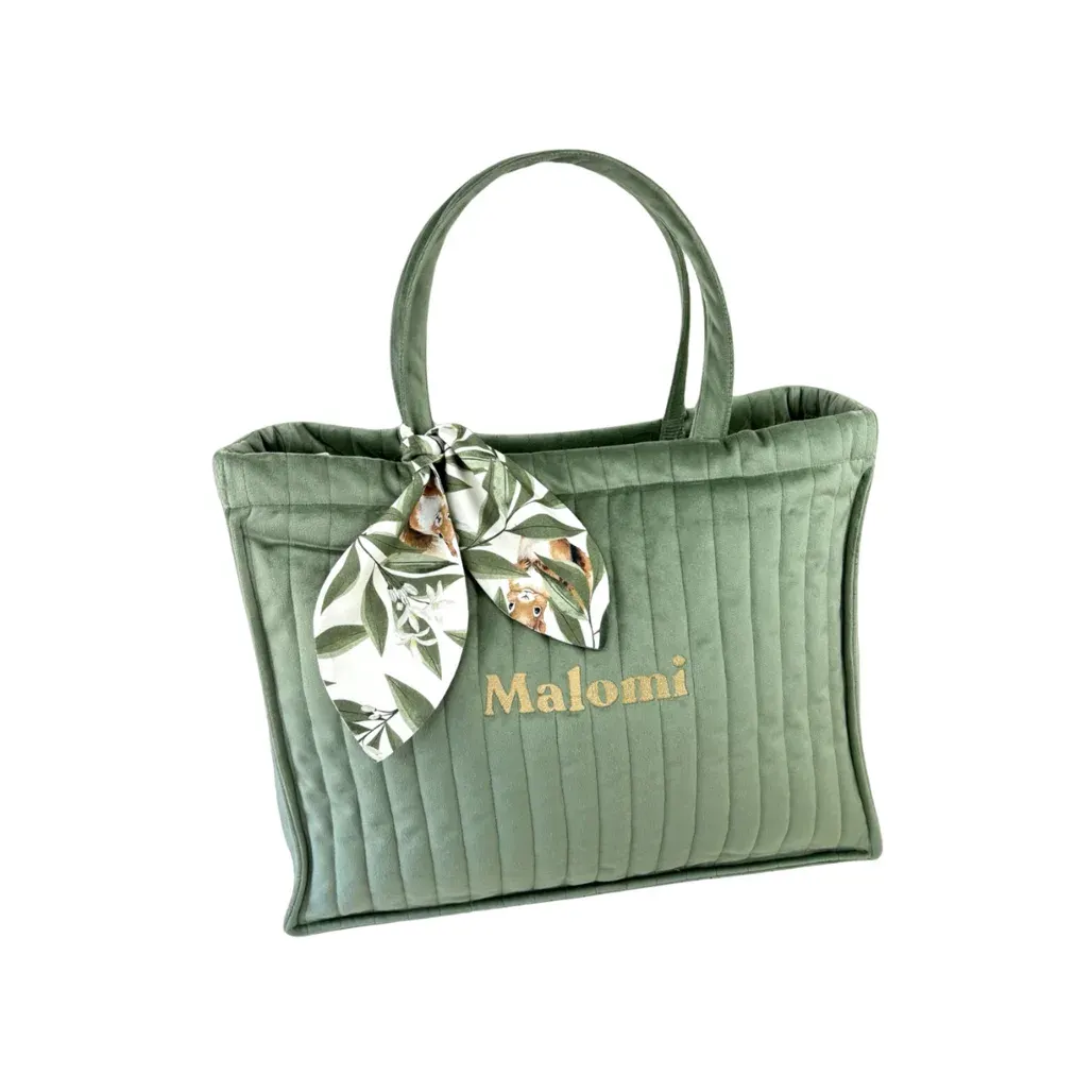 Quilted Mother S Bag Forest Green
