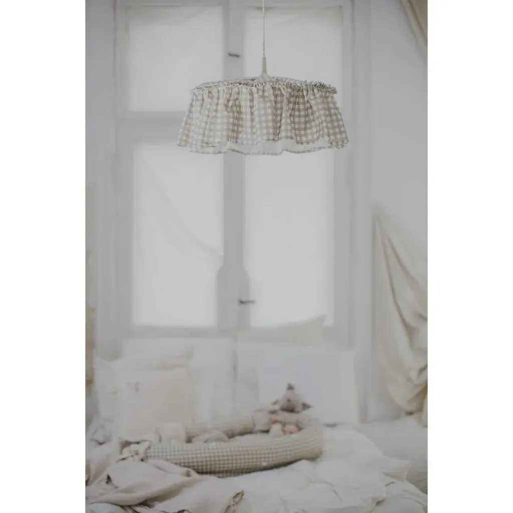 Gnijezdo za Bebe Countryside Check Bež — slika 13