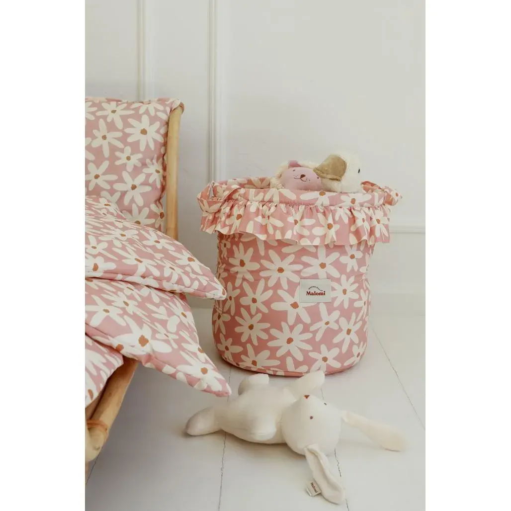 Košara za Igračke Blush Daisies Roza — stražnji prikaz