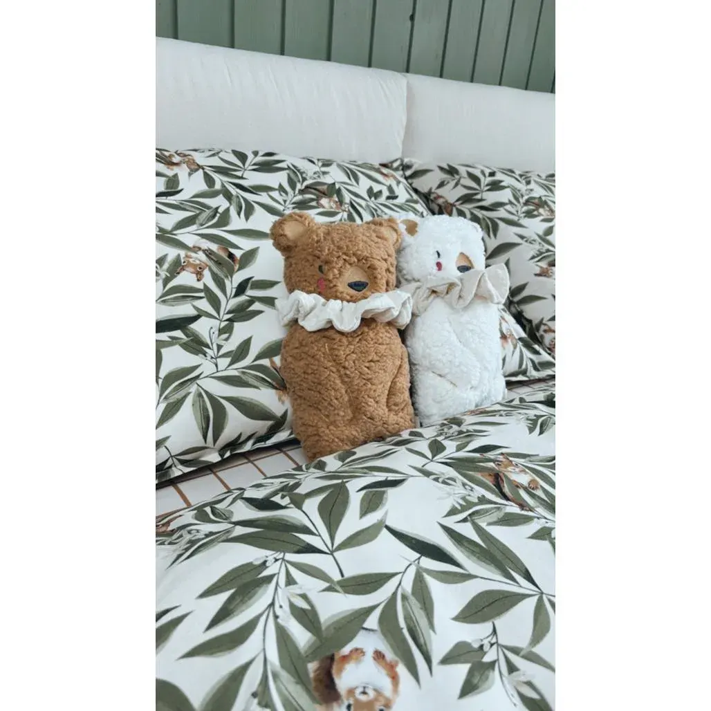 Mekana Igračka Woodland Ekru Medo — detalj