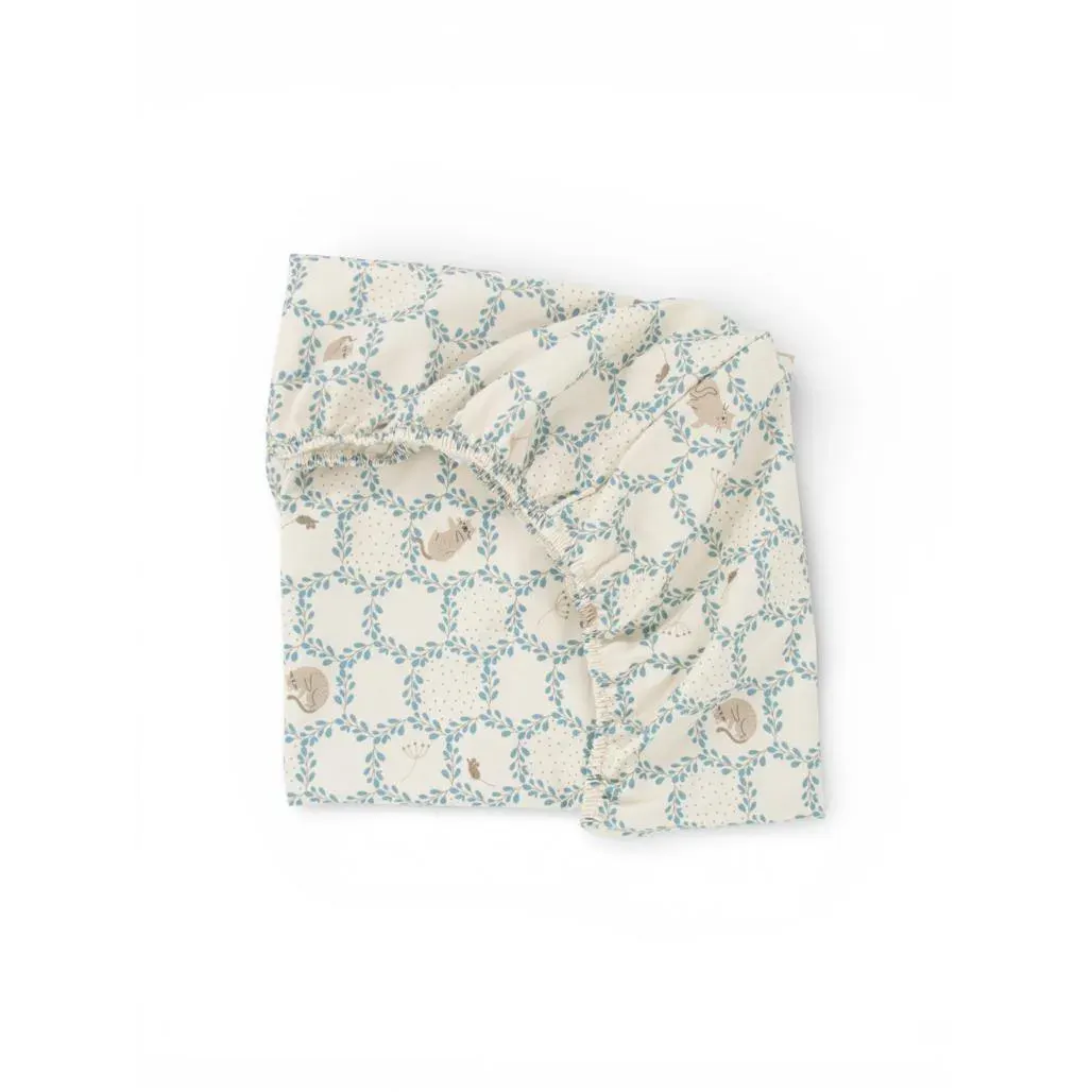 Cotton Bedsheet Blue Cottag · L