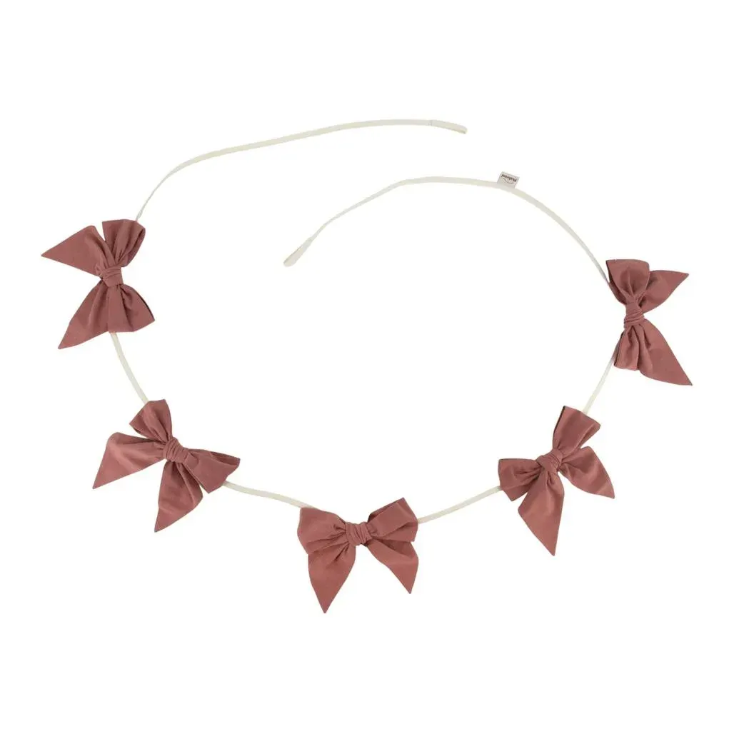 Bow Garland Mauve