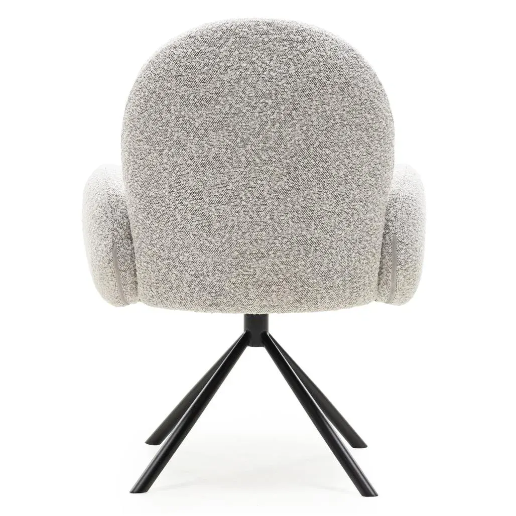 Okretna stolica Gray Shapes, svijetlo siva — lifestyle prikaz
