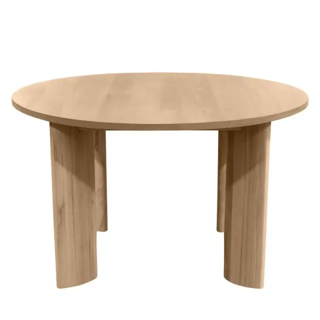Blagovaonski stol Indo Cream, prirodno drvo