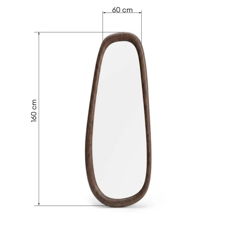 Ogledalo Alro Hanging, orah — stražnji prikaz