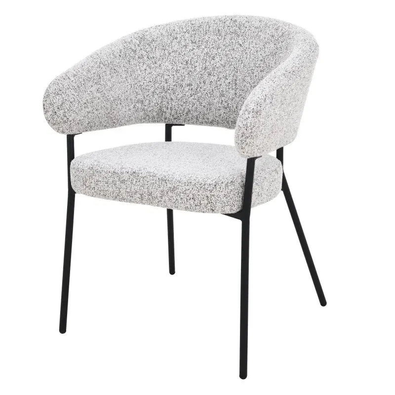 Tapecirana stolica Amul Beige, svijetlo siva