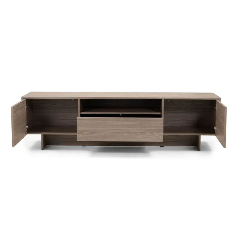 Tv komoda Anso Two, hrast — lifestyle prikaz