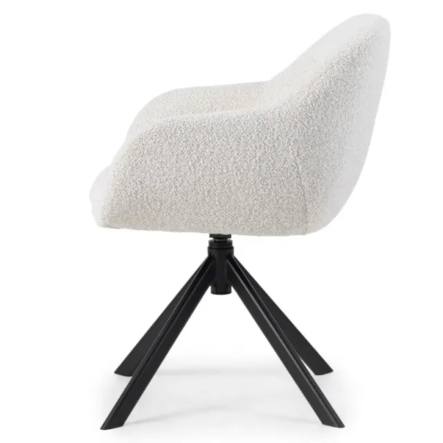 Okretna stolica Antos Beige, krem | V&B Casa