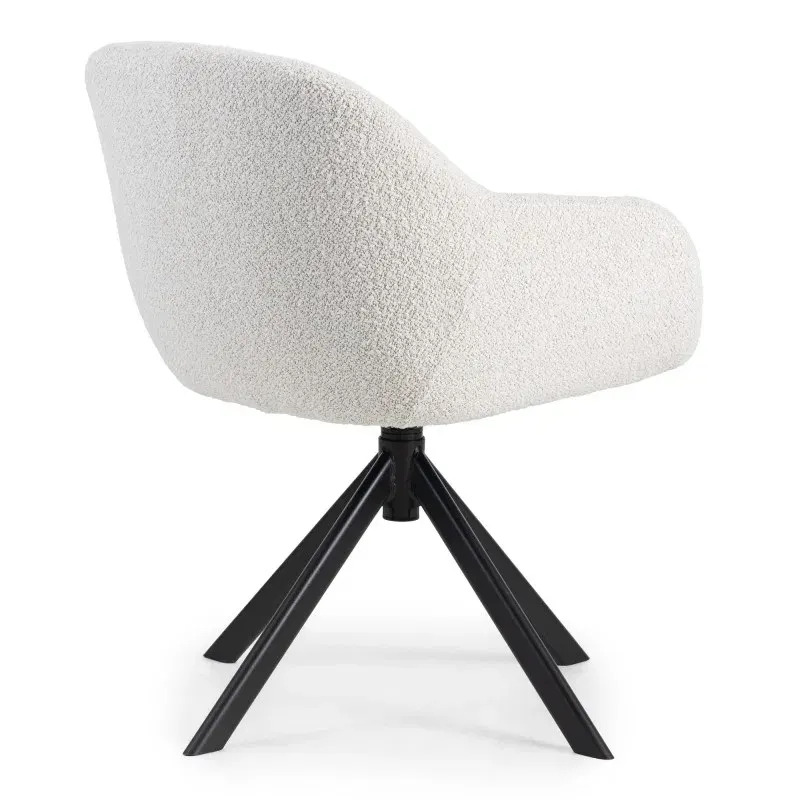 Okretna stolica Antos Beige, krem — detalj