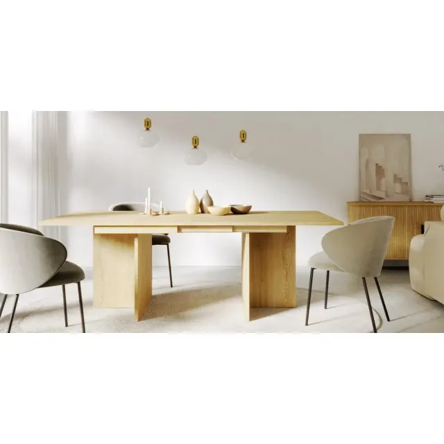 Blagovaonski stol Cremona Torro, prirodno drvo | V&B Casa