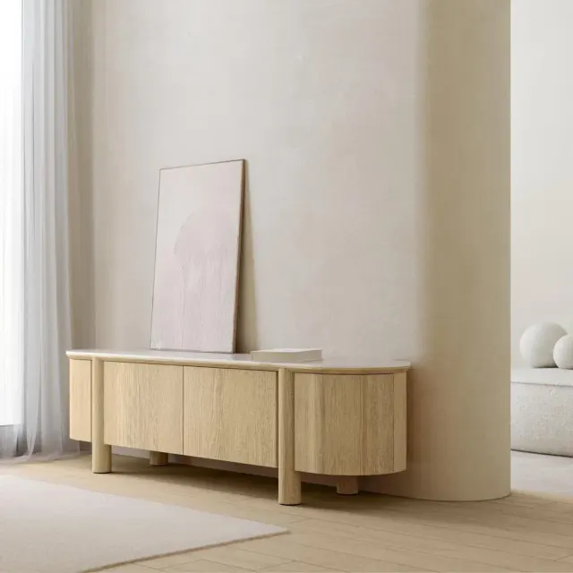 Tv komoda Cecile, hrast — Nova Nook | V&B Casa