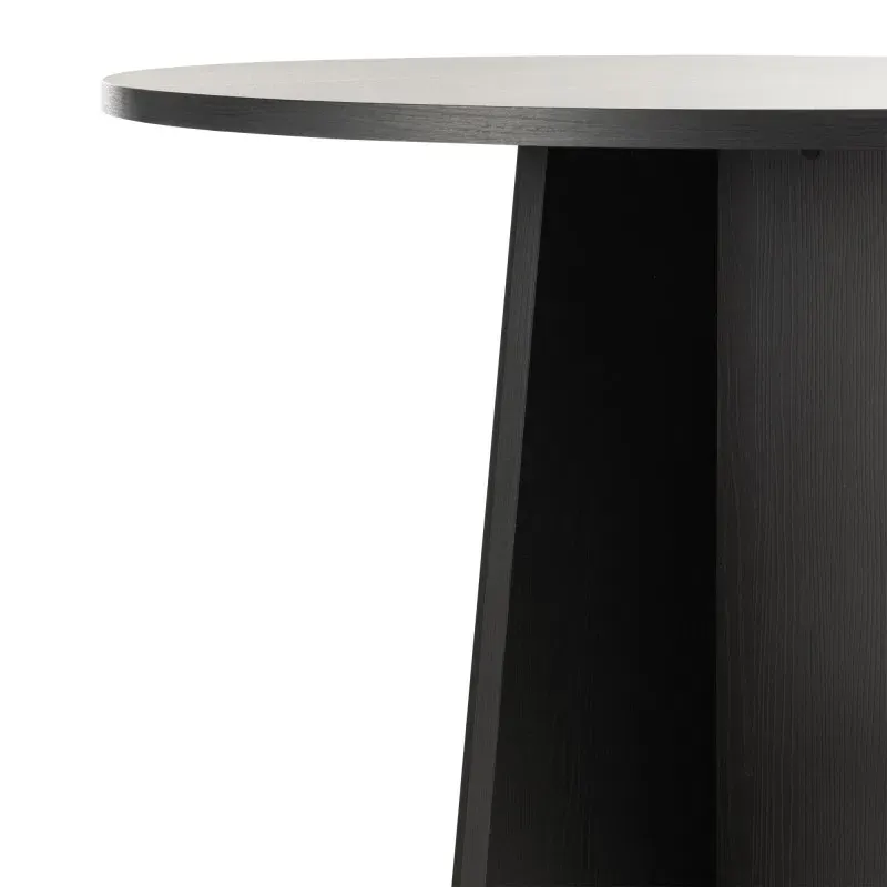 Blagovaonski stol Erlo Black, crna — lifestyle prikaz