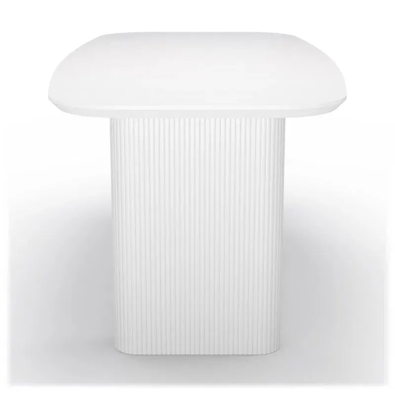 Blagovaonski stol Esilla White, bijela — detalj