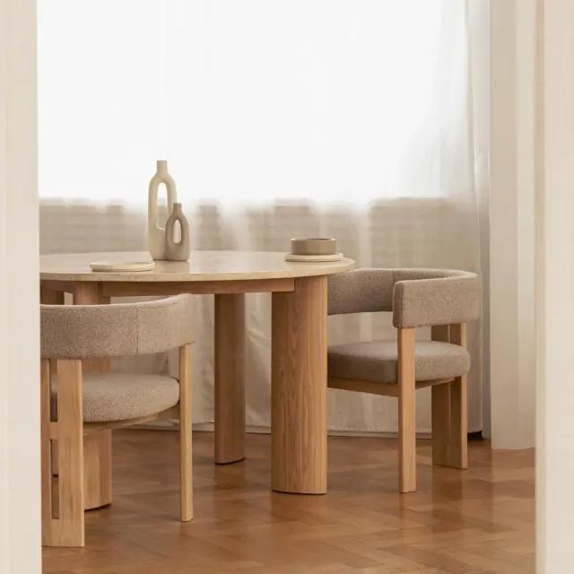 Blagovaonska stolica Harris, krem | V&B Casa