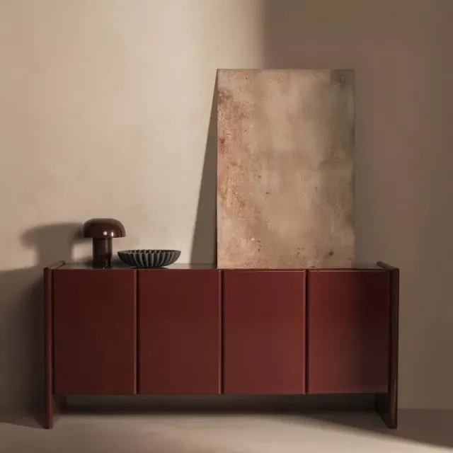 Komoda s ladicama Lariq, bordo | V&B Casa
