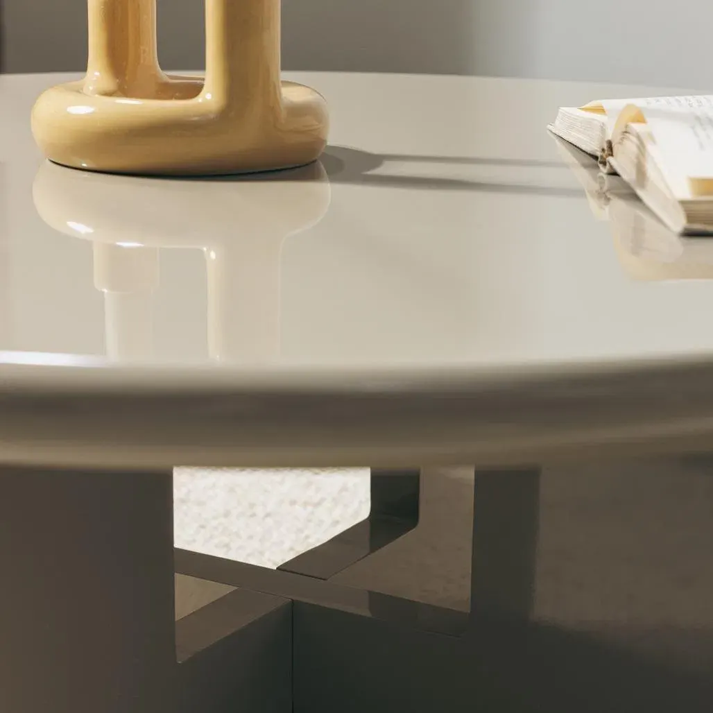 Klub stol Larna, bež — detalj