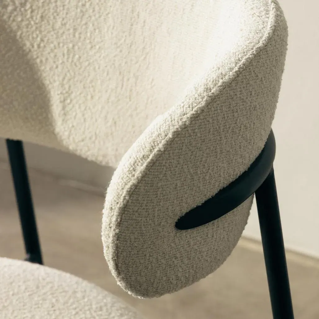 Barska stolica Loro, krem — detalj