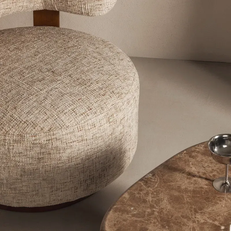 Fotelja Marabell Shapes, orah — detalj
