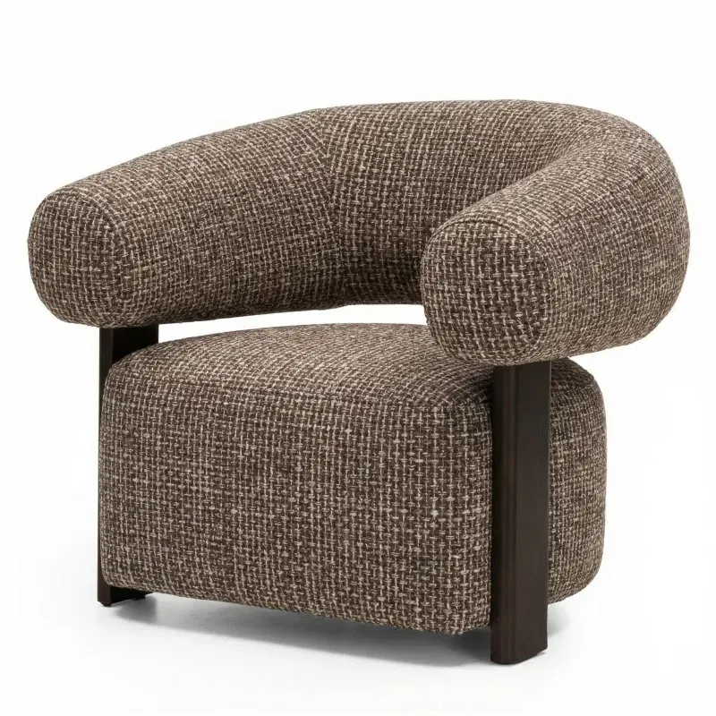 Fotelja Marbello Brown, orah — lifestyle prikaz