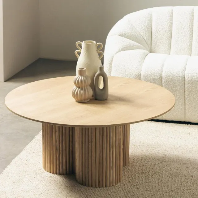 Klub stol Naora Ii, hrast — Nova Nook | V&B Casa